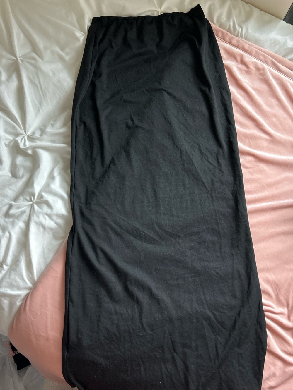 Black maxi skirt